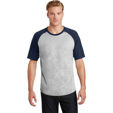 Sport-Tek-Sport-Tek® Short Sleeve Colorblock Raglan Jersey. T201-MedTech-2