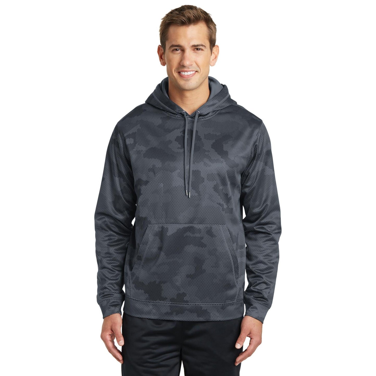 Sport-Tek-Sport-Tek® Sport-Wick® CamoHex Fleece Hooded Pullover. ST240-MedTech-1