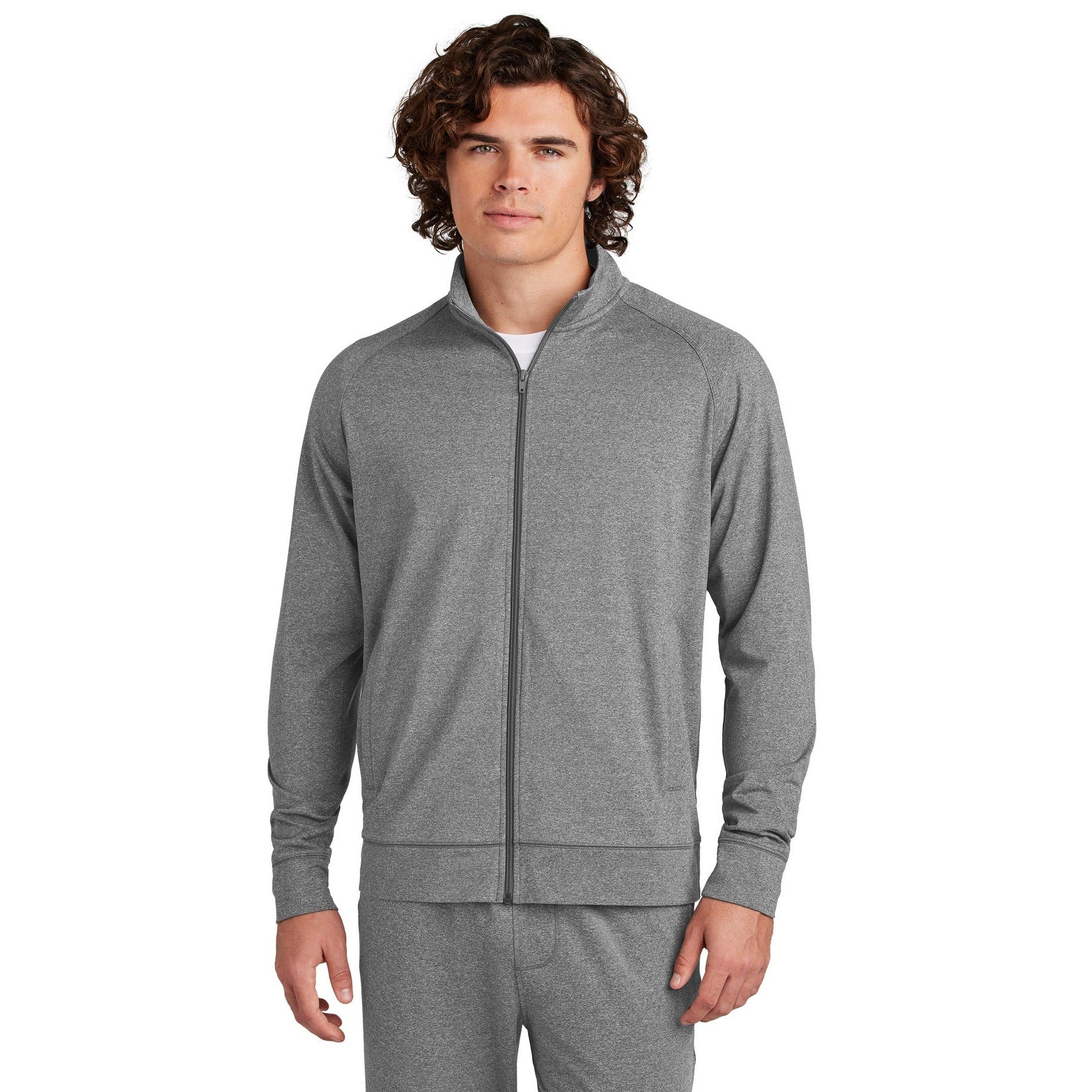 Sport-Tek-Sport-Tek® Sport-Wick® Stretch Full-Zip Cadet Jacket ST857-MedTech-3