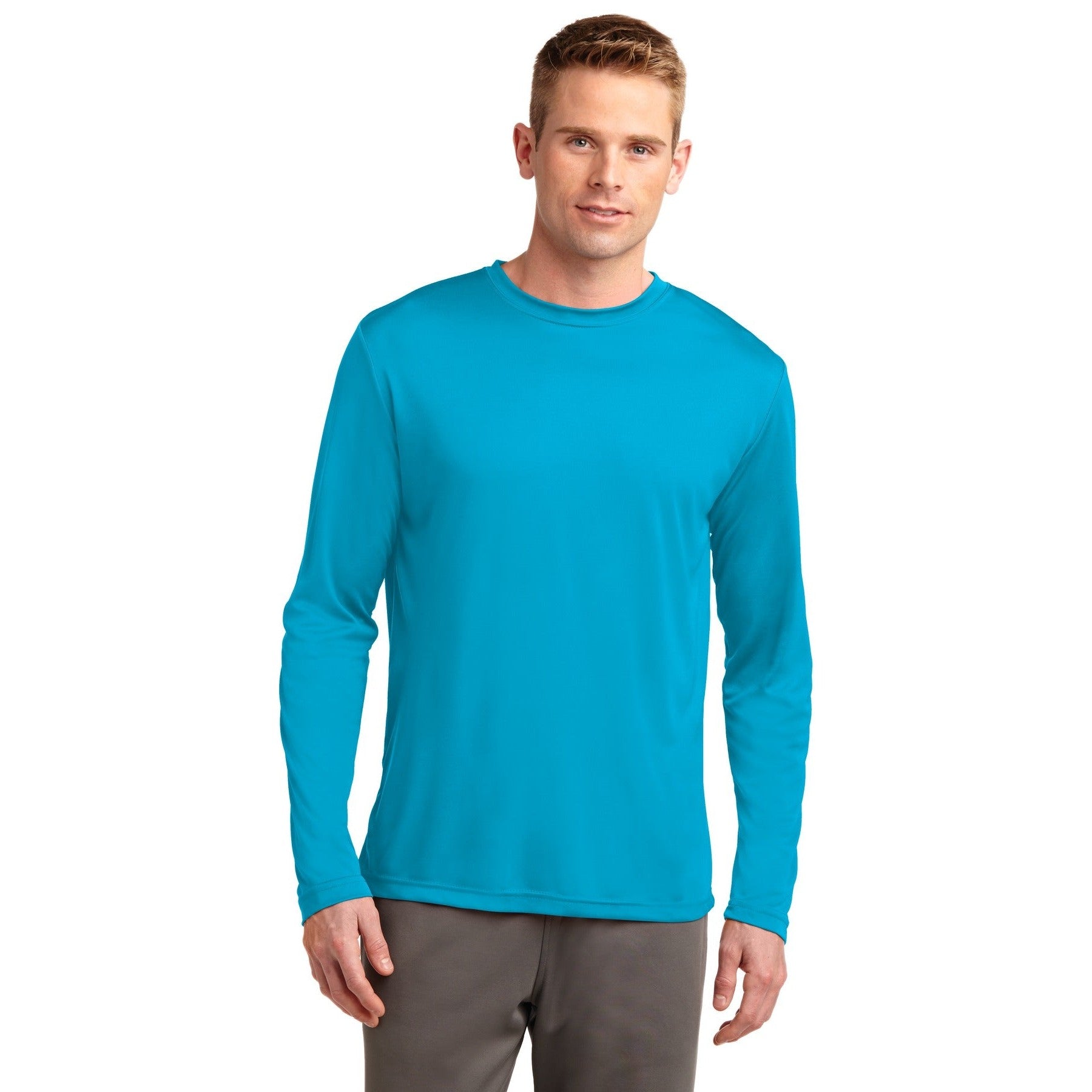 Sport-Tek-Sport-Tek® Tall Long Sleeve PosiCharge® Competitor™ Tee. TST350LS-MedTech-1