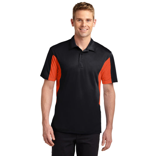 Sport-Tek-Sport-Tek® Tall Side Blocked Micropique Sport-Wick® Polo. TST655-MedTech-1
