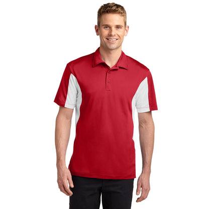 Sport-Tek-Sport-Tek® Tall Side Blocked Micropique Sport-Wick® Polo. TST655-MedTech-10