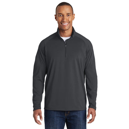 Sport-Tek-Sport-Tek® Tall Sport-Wick® Stretch 1/4-Zip Pullover. TST850-MedTech-2