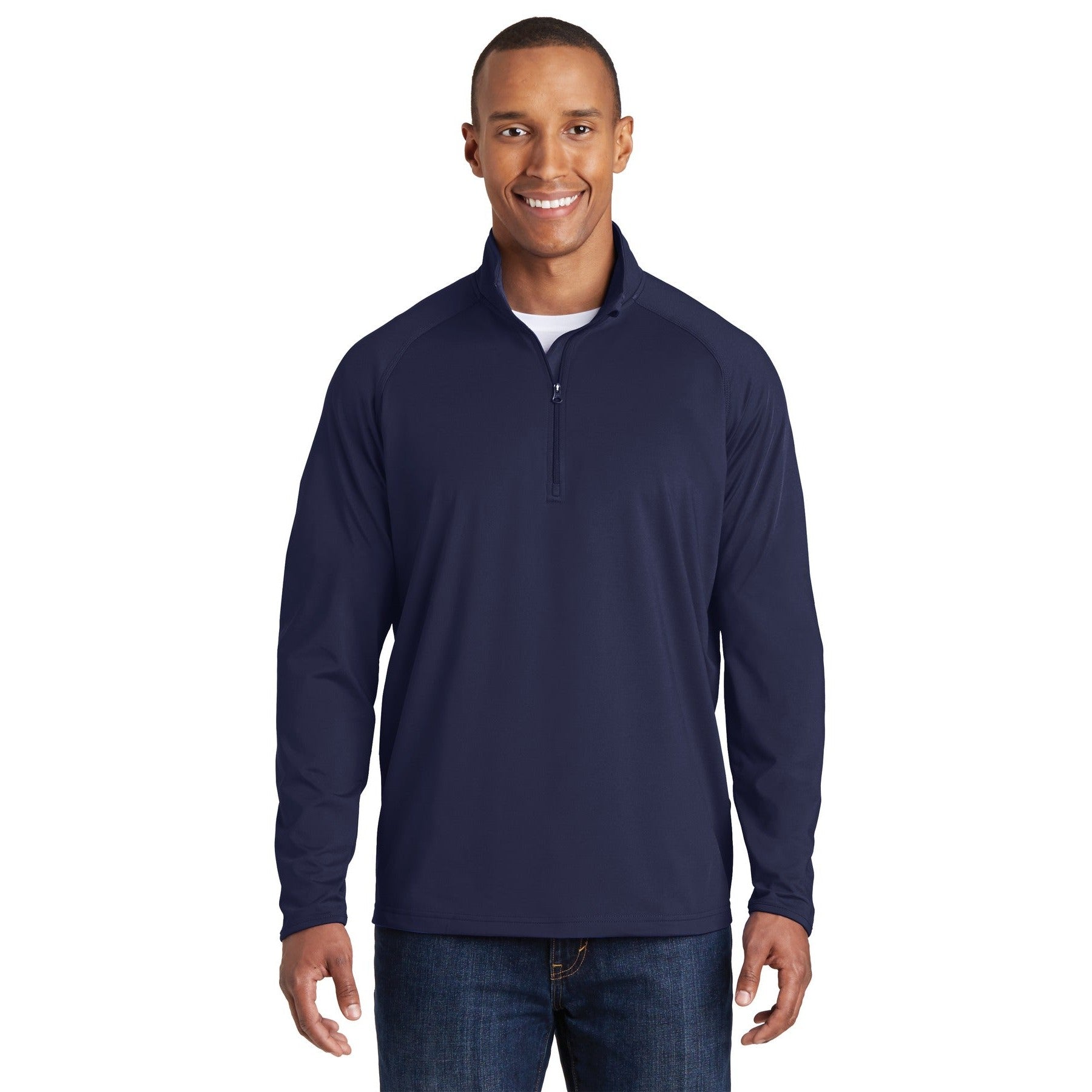 Sport-Tek-Sport-Tek® Tall Sport-Wick® Stretch 1/4-Zip Pullover. TST850-MedTech-4