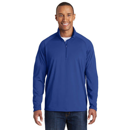 Sport-Tek-Sport-Tek® Tall Sport-Wick® Stretch 1/4-Zip Pullover. TST850-MedTech-7