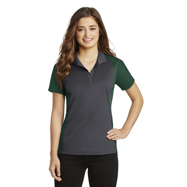 Sport-Tek-Sport-Tek® Women's Colorblock Micropique Sport-Wick® Polo. LST652-MedTech-2