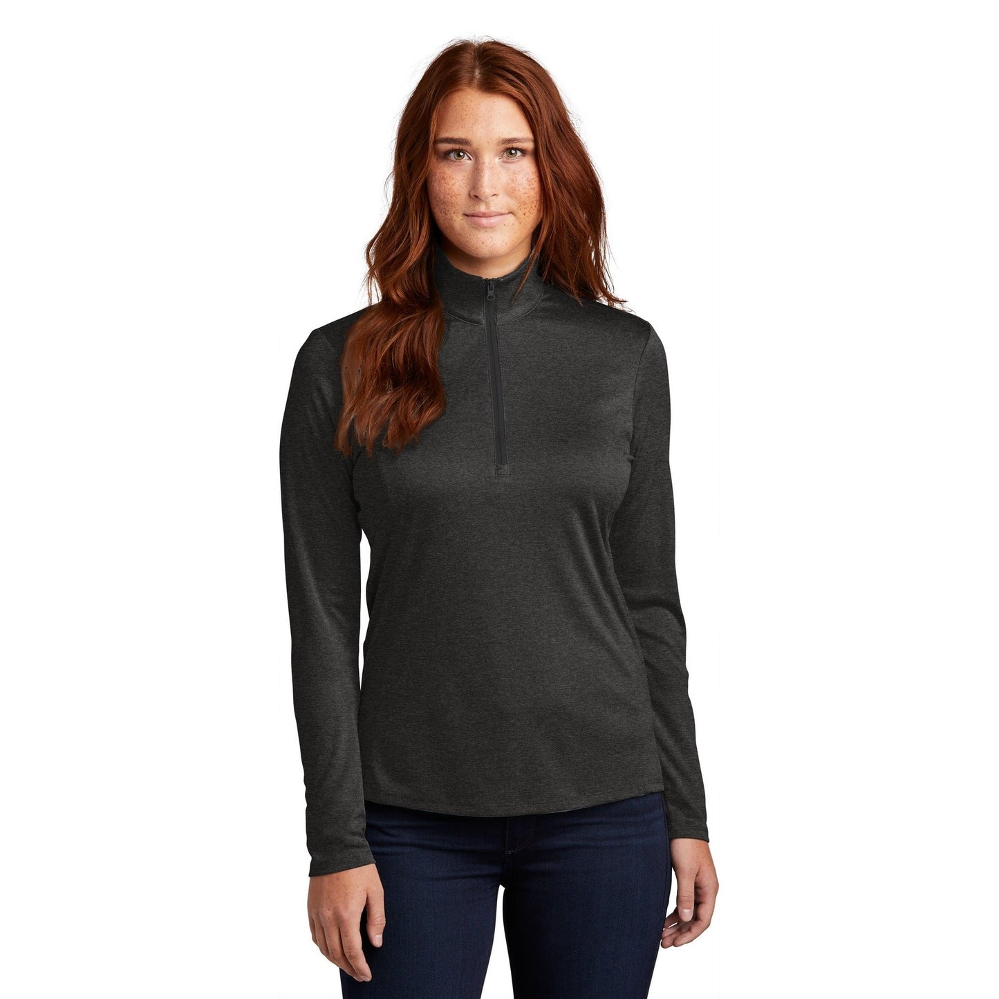 Sport-Tek-Sport-Tek ® Women's Endeavor 1/2-Zip Pullover. LST469-MedTech-1