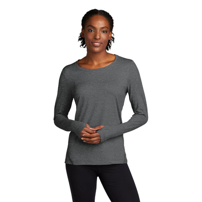 Sport-Tek-Sport-Tek ® Women's Exchange 1.5 Long Sleeve Crew. LST710-MedTech-2