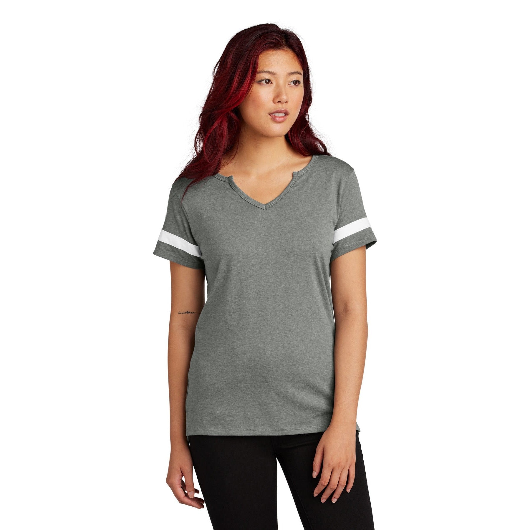 Sport-Tek-Sport-Tek® Women's Halftime Notch Neck Tee LST6041-MedTech-5