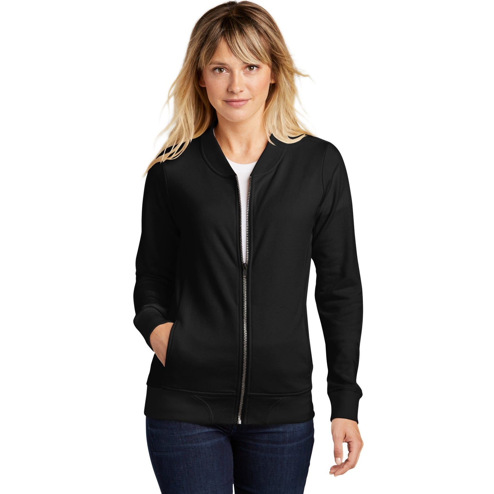 Sport-Tek-Sport-Tek ® Women's Lightweight French Terry Bomber LST274-MedTech-1