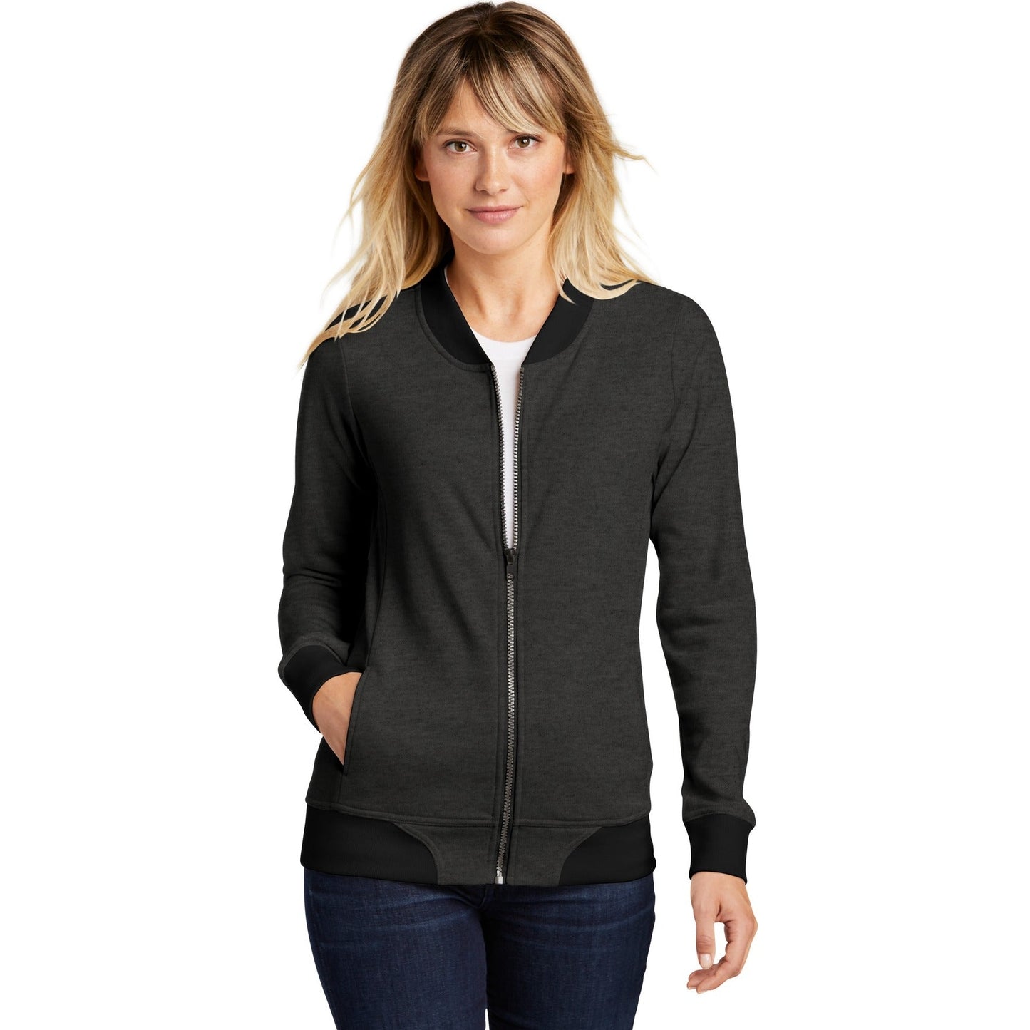 Sport-Tek-Sport-Tek ® Women's Lightweight French Terry Bomber LST274-MedTech-3
