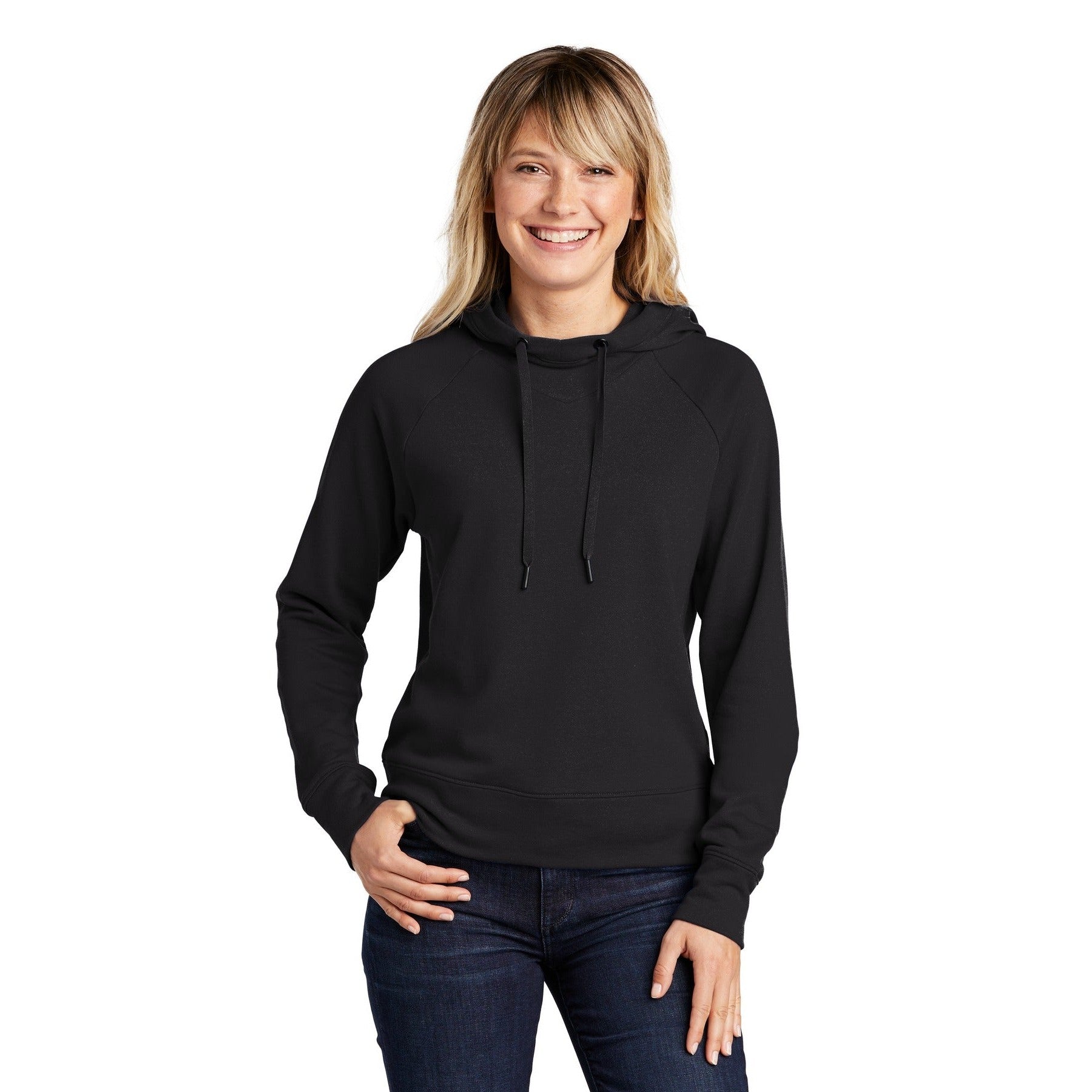 Sport-Tek-Sport-Tek ® Women's Lightweight French Terry Pullover Hoodie. LST272-MedTech-1