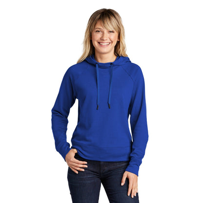 Sport-Tek-Sport-Tek ® Women's Lightweight French Terry Pullover Hoodie. LST272-MedTech-7