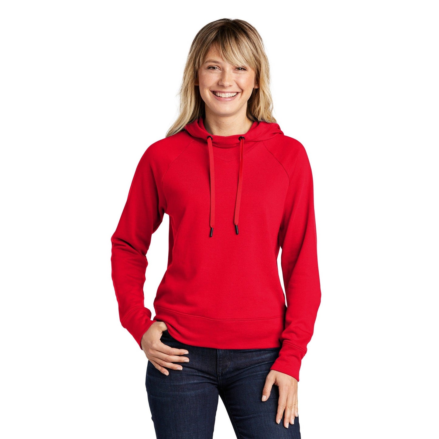 Sport-Tek-Sport-Tek ® Women's Lightweight French Terry Pullover Hoodie. LST272-MedTech-6