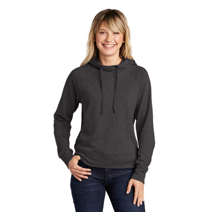 Sport-Tek-Sport-Tek ® Women's Lightweight French Terry Pullover Hoodie. LST272-MedTech-3