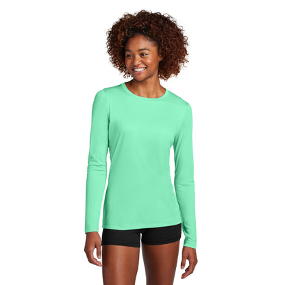 Sport-Tek-Sport-Tek® Women's Posi-UV® Pro Long Sleeve LST420LS-MedTech-2
