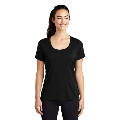 Sport-Tek-Sport-Tek ® Women's Posi-UV® Pro Scoop Neck Tee. LST420-MedTech-1