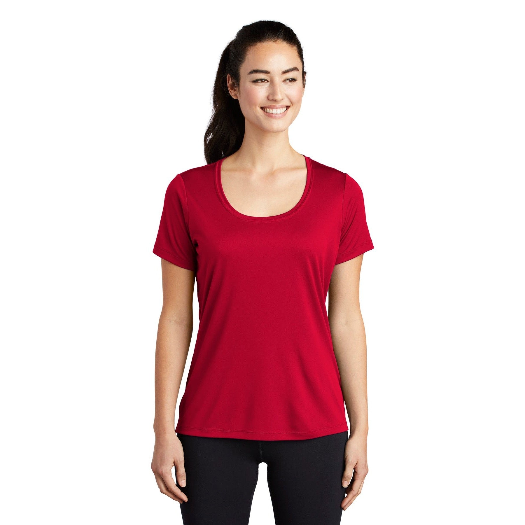 Sport-Tek-Sport-Tek ® Women's Posi-UV® Pro Scoop Neck Tee. LST420-MedTech-8
