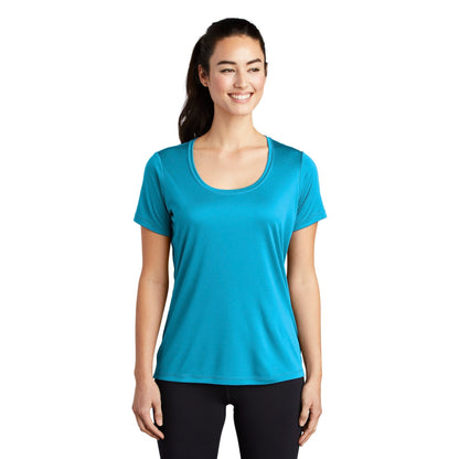 Sport-Tek-Sport-Tek ® Women's Posi-UV® Pro Scoop Neck Tee. LST420-MedTech-5