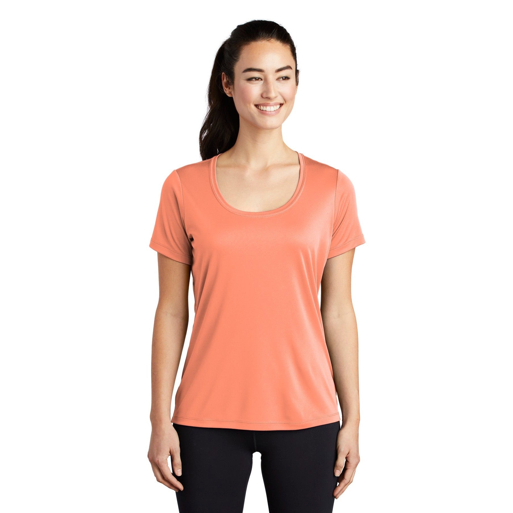 Sport-Tek-Sport-Tek ® Women's Posi-UV® Pro Scoop Neck Tee. LST420-MedTech-6
