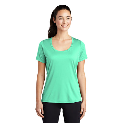 Sport-Tek-Sport-Tek ® Women's Posi-UV® Pro Scoop Neck Tee. LST420-MedTech-2