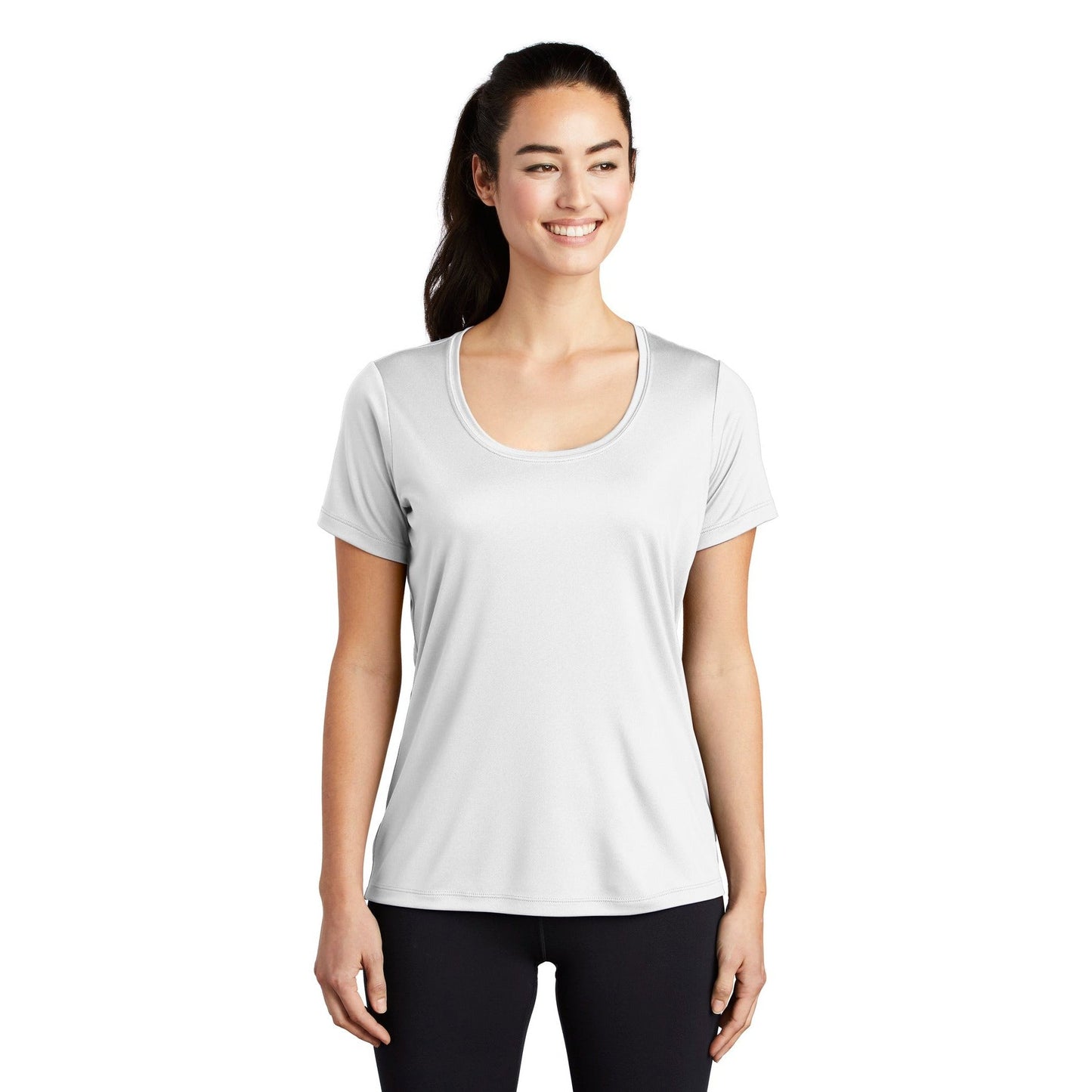 Sport-Tek-Sport-Tek ® Women's Posi-UV® Pro Scoop Neck Tee. LST420-MedTech-10