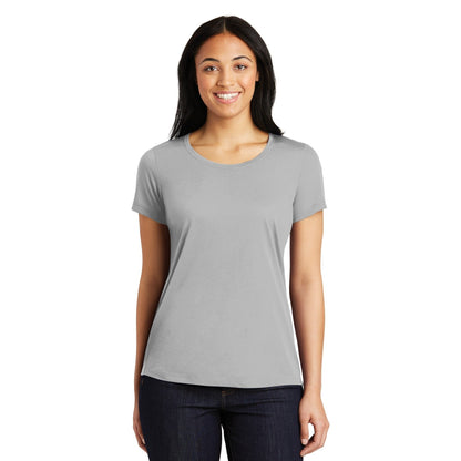 Sport-Tek-Sport-Tek® Women's PosiCharge® Competitor™ Cotton Touch™ Scoop Neck Tee. LST450-MedTech-7
