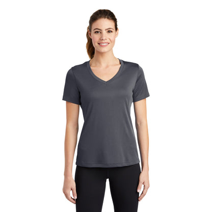 Sport-Tek-Sport-Tek® Women's PosiCharge® Competitor™ V-Neck Tee. LST353-MedTech-6