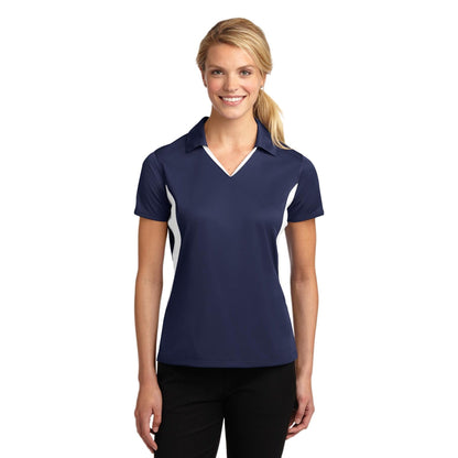 Sport-Tek-Sport-Tek® Women's Side Blocked Micropique Sport-Wick® Polo. LST655-MedTech-10