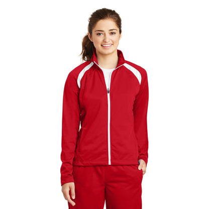 Sport-Tek-Sport-Tek® Women's Tricot Track Jacket. LST90-MedTech-3