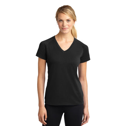 Sport-Tek-Sport-Tek® Women's Ultimate Performance V-Neck. LST700-MedTech-1