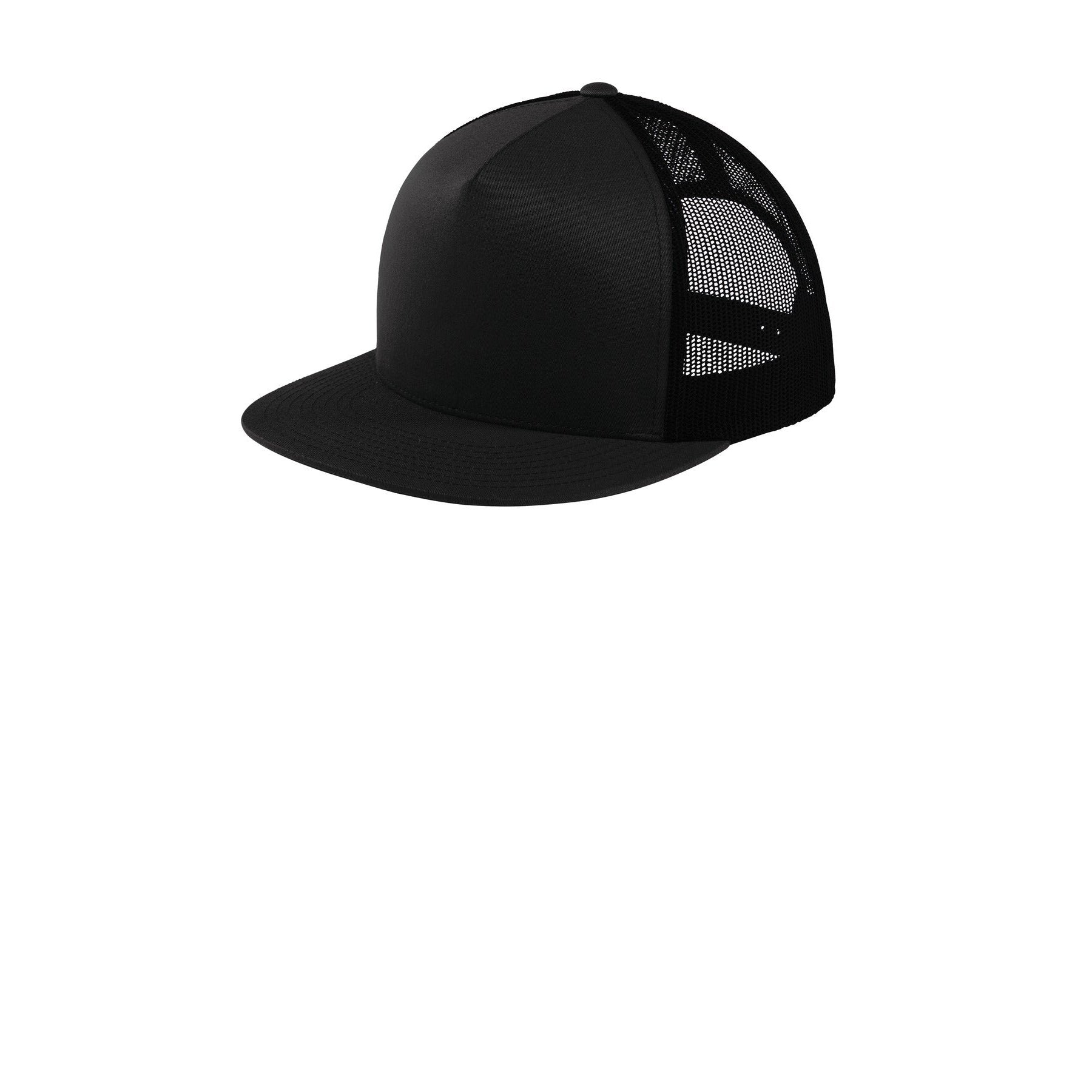 Sport-Tek-Sport-Tek® YP Classics ® 5-Panel Classic Trucker Mesh Back Cap. STC38-MedTech-1