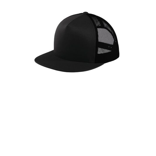 Sport-Tek-Sport-Tek® YP Classics ® 5-Panel Classic Trucker Mesh Back Cap. STC38-MedTech-1