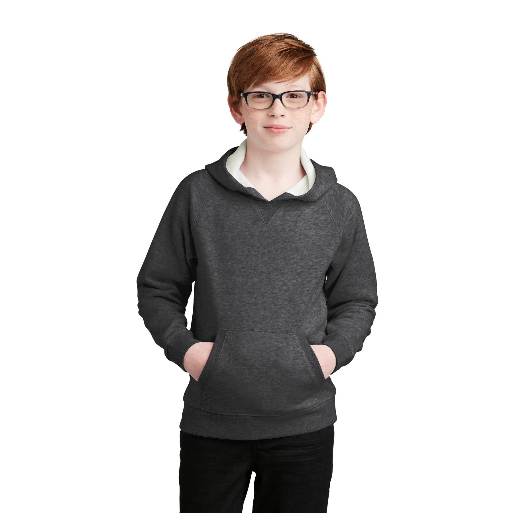 Sport-Tek-Sport-Tek® Youth Drive Fleece Pullover Hoodie YSTF200-MedTech-3