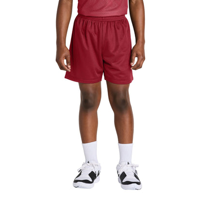 Sport-Tek-Sport-Tek® Youth PosiCharge® Mesh 5" Short YST5100-MedTech-4