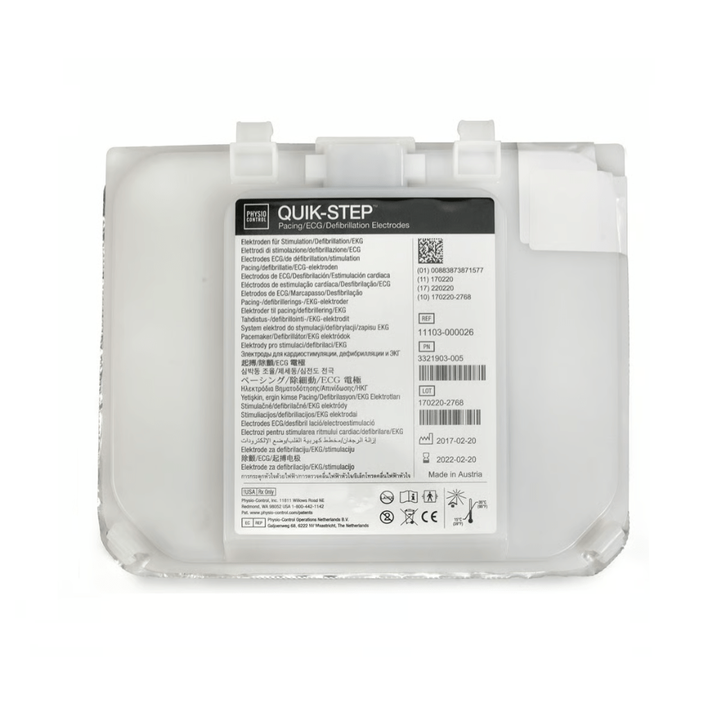 Stryker / Physio-Control-Stryker LIFEPAK® CR2 AED Adult / Child Pacing / ECG / Defibrillation / QUIK-STEP 4-Year Electrode Pad-MedTech-3