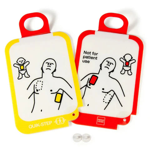 Stryker / Physio-Control-Stryker LIFEPAK® CR2 AED Training System Replacement Electrode Pads, Set of 5 pairs-MedTech-1