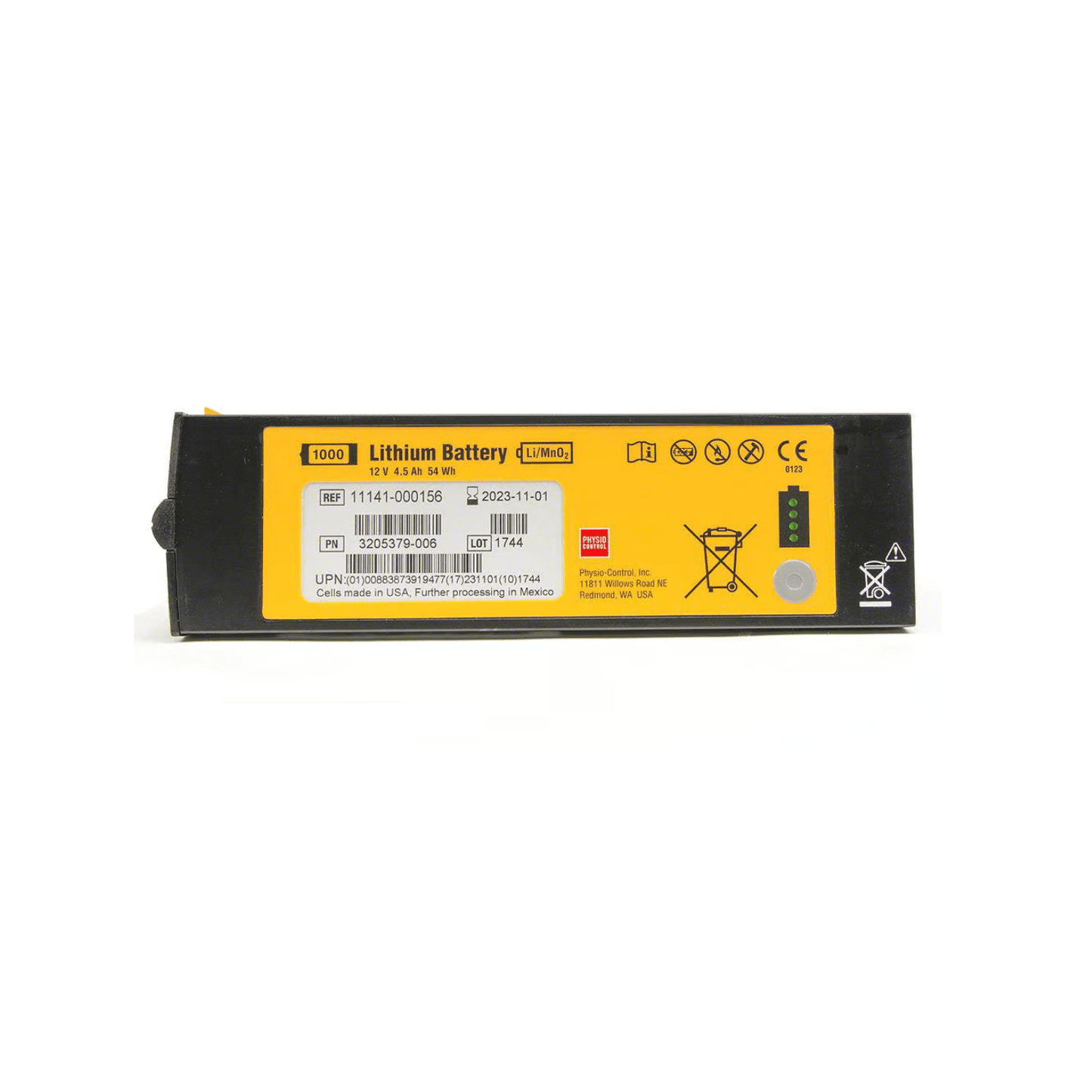 Stryker / Physio-Control-Stryker / Physio-Control LIFEPAK® 1000 Replacement Lithium AED Battery Kit-MedTech-1