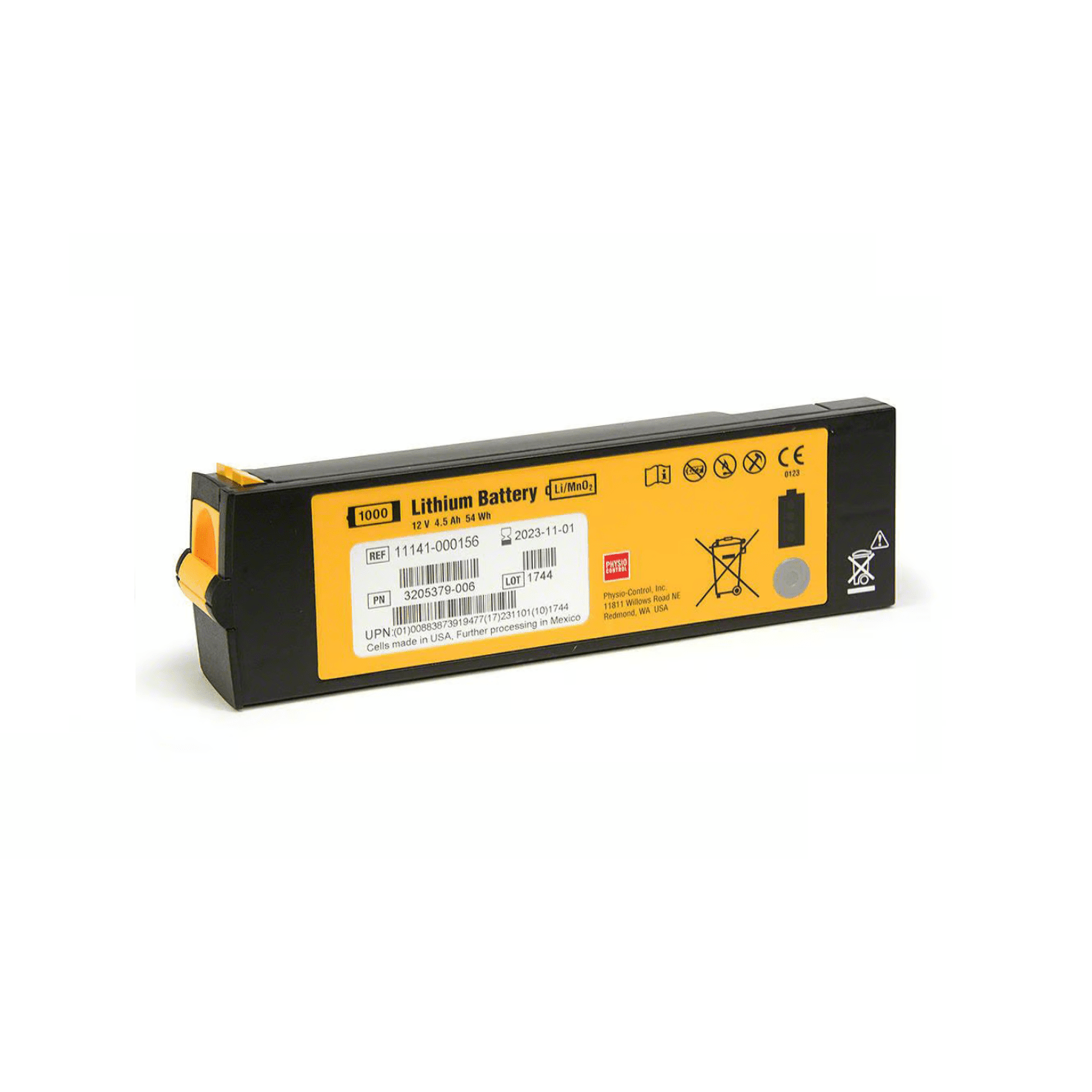 Stryker / Physio-Control-Stryker / Physio-Control LIFEPAK® 1000 Replacement Lithium AED Battery Kit-MedTech-5