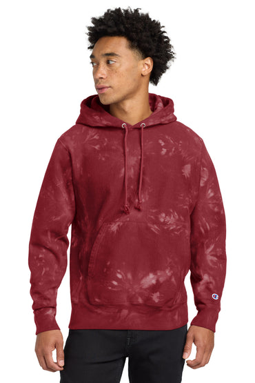Champion- Champion ® Reverse Weave ® Scrunch-Dye Tie-Dye Hooded Sweatshirt. TDS101-Medtech- 2