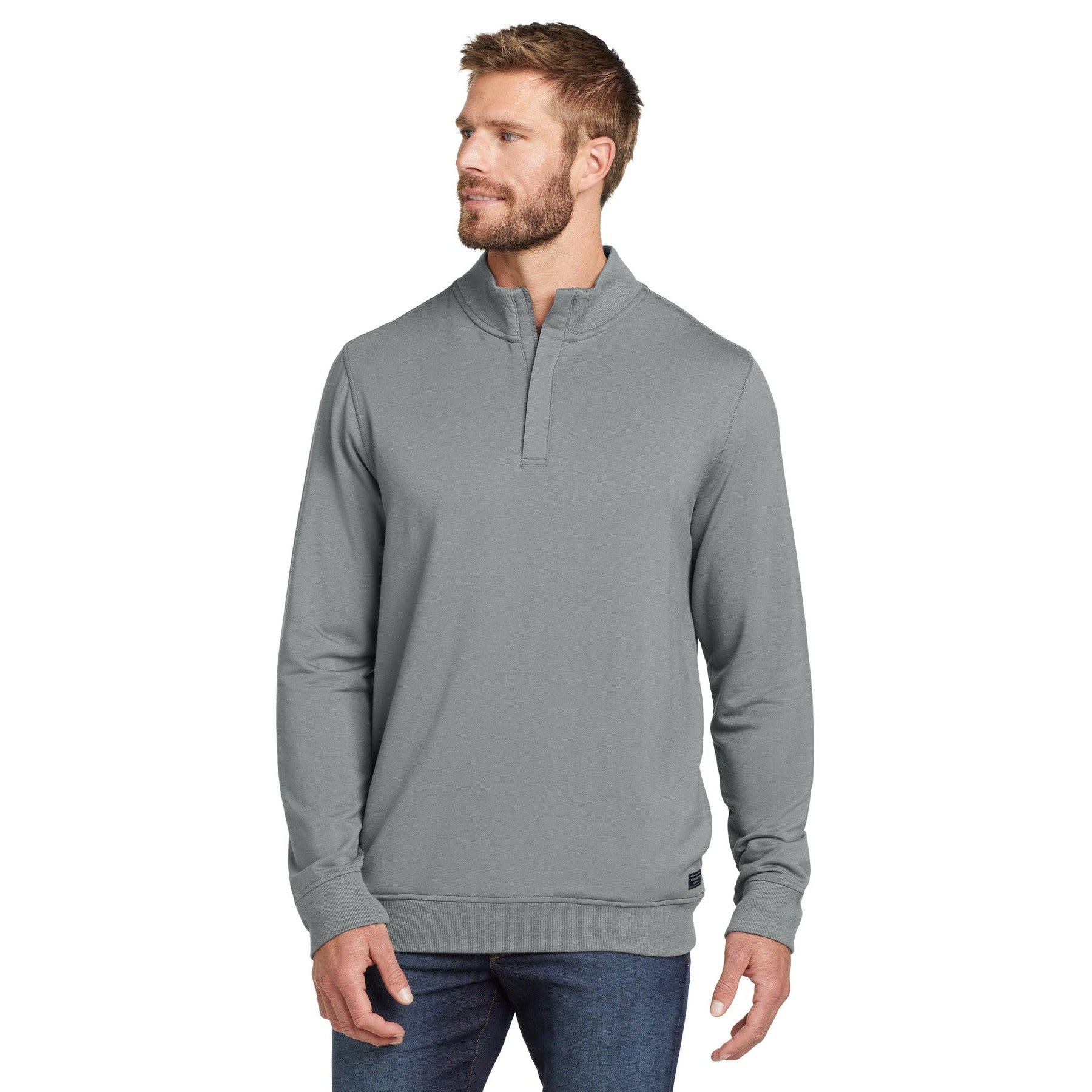 TravisMathew-TravisMathew Newport 1/4-Zip Fleece. TM1MU419-MedTech-3