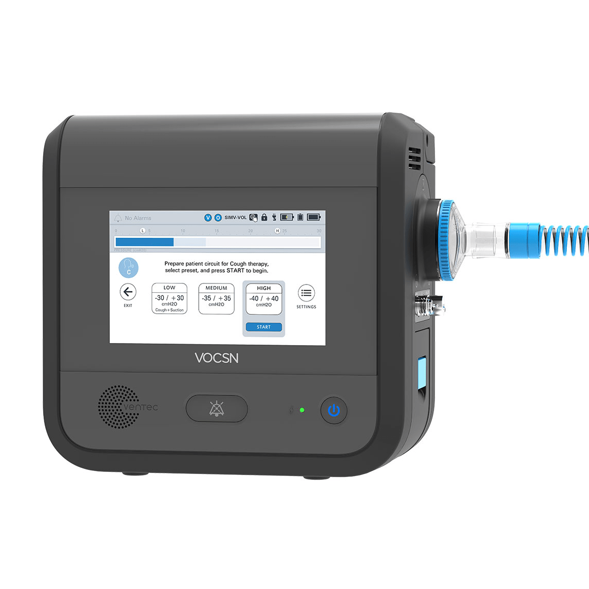Ventec Life Systems-Ventec Life Systems VOCSN® V+Pro® Transport Ventilator w/Cough, Suction & Nebulizer-MedTech-2