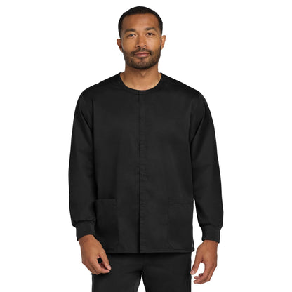 Wink-Wink® Unisex WorkFlex Snap-Front Scrub Jacket WW3080-MedTech-1
