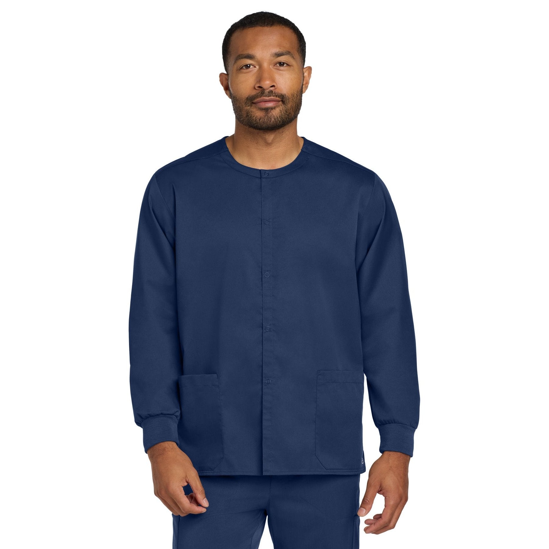 Wink-Wink® Unisex WorkFlex Snap-Front Scrub Jacket WW3080-MedTech-3