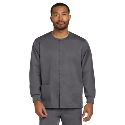 Wink-Wink® Unisex WorkFlex Snap-Front Scrub Jacket WW3080-MedTech-4