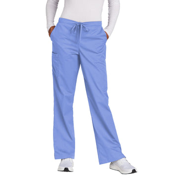 Wink-Wink® Women's Petite WorkFlex Flare Leg Cargo Pant WW4750P-MedTech-2