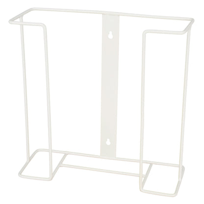 Basic Medical-Wire Frame Wall Mount Disposable Glove Holder, White-MedTech-4