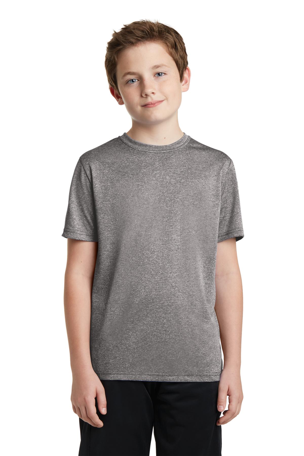 Sport-Tek- Sport-Tek® Youth Heather Contender™ Tee. YST360-Medtech- 6