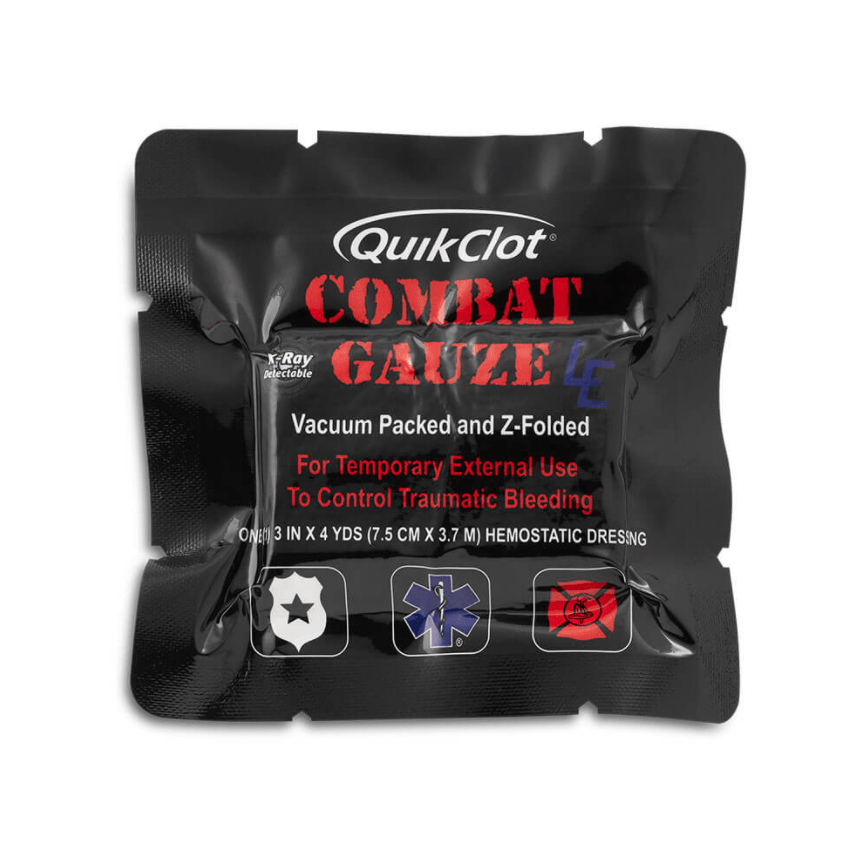 Z-Medica-Z-Medica® QuikClot® Combat Gauze™ LE, Z-Fold, 3” x 4yd-MedTech-2