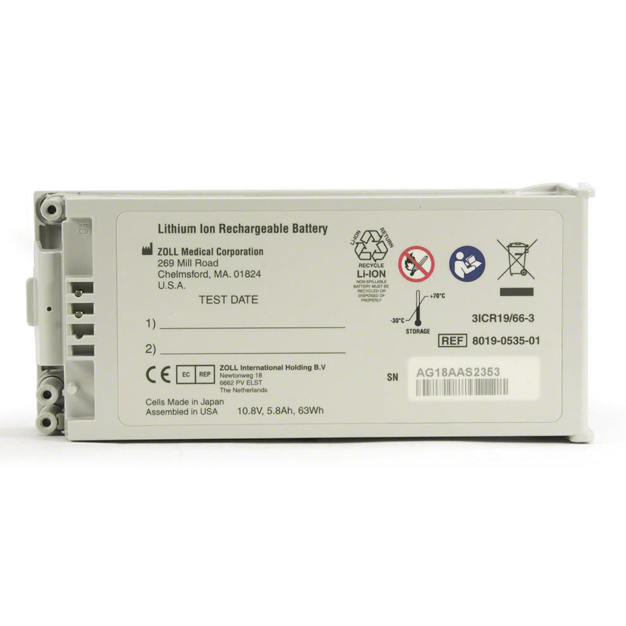 ZOLL-ZOLL SurePower™ Rechargeable Lithium Ion Battery Pack-MedTech-2